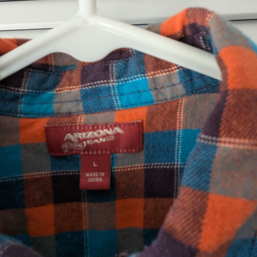 Men's Button Down Flannel - Picture 2 of 2